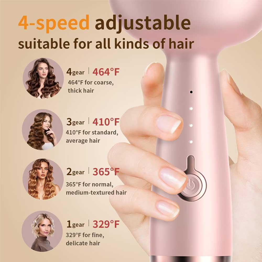 Cute Egg-Shaped Mermaid Hair Curler – Cat Ear Deep Waver for Beach Waves & S-Curls