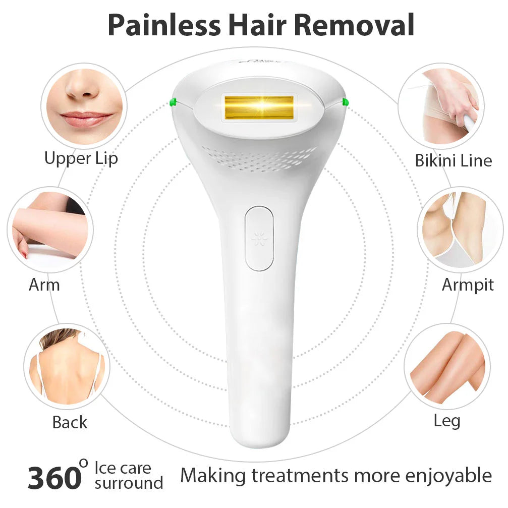 BoSidin SmoothPro™ IPL Laser Hair Removal Device – 500,000 Flashes
