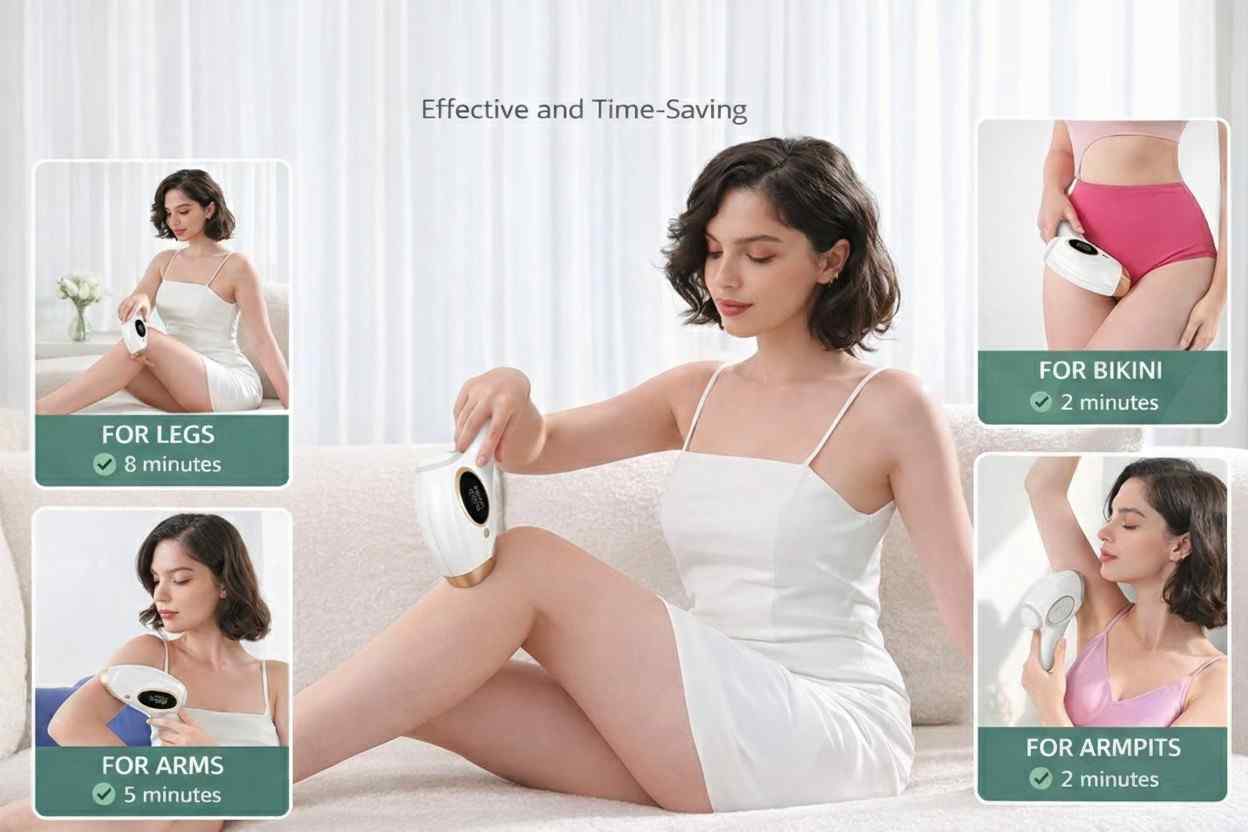 BoSidin Permanent Hair Remover At Home, Upgraded High Energy Levels Laser Hair Removal for Women and Men, 999K Flashes Effective and Safe for Whole Body