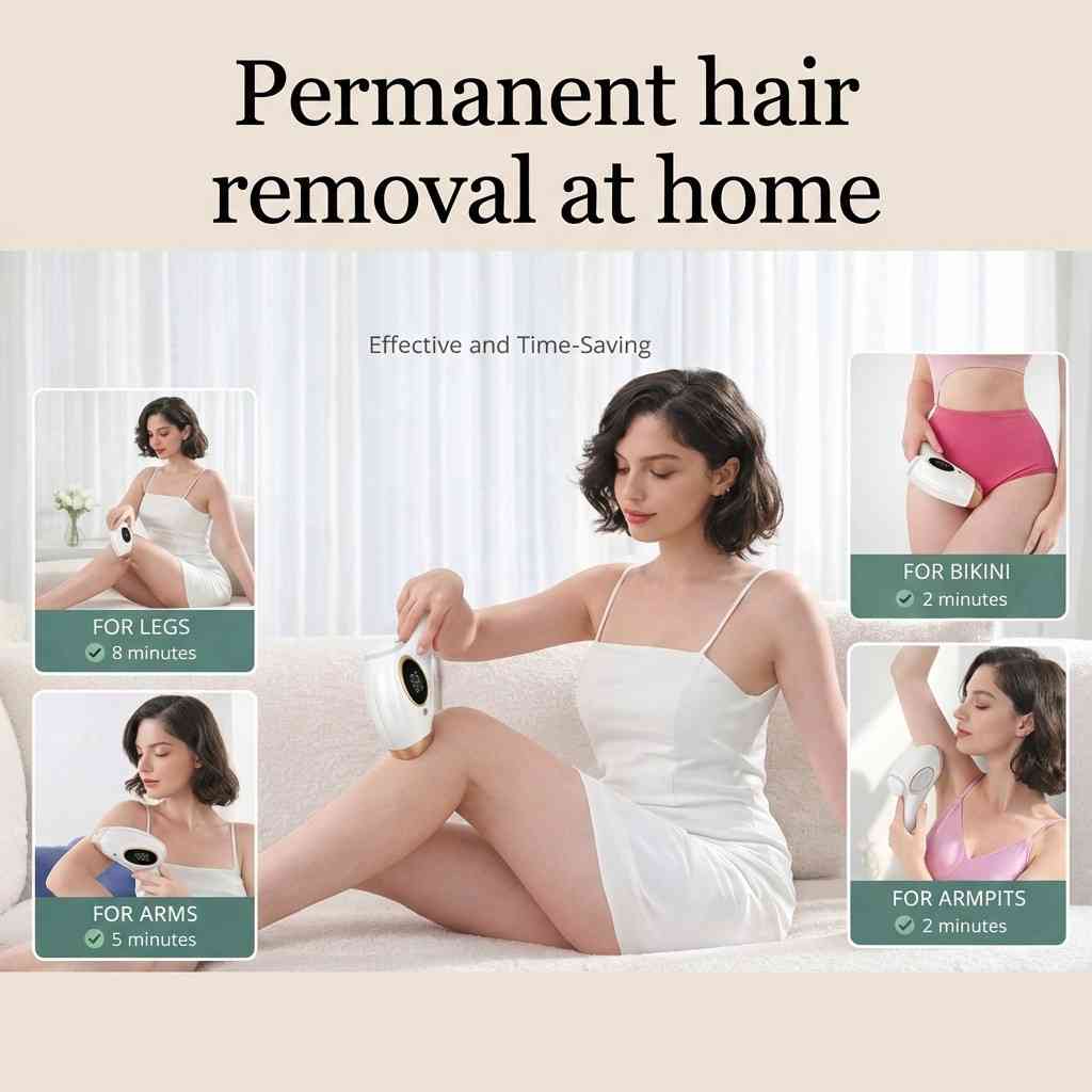 Permanent hair removal at home