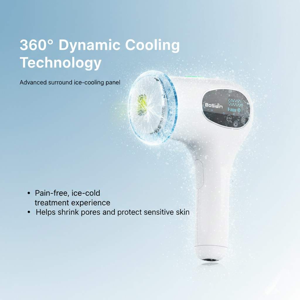 Laser hair reduction machine