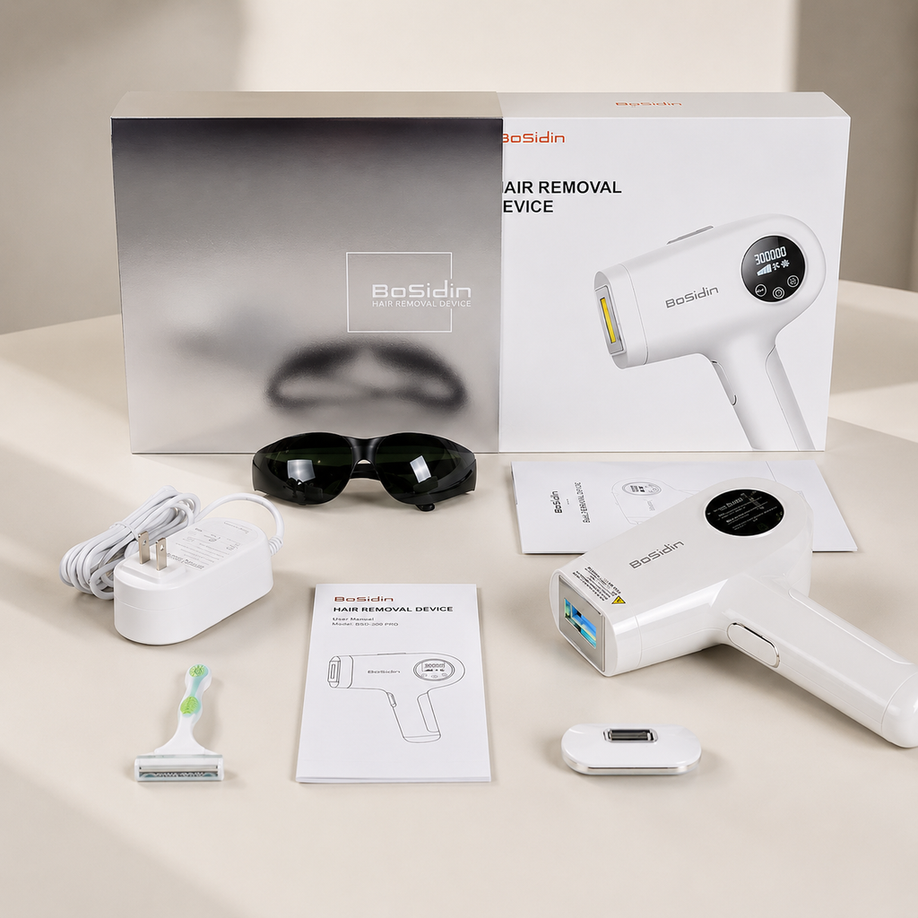Pain-Free Permanent Hair Reduction at Home with Ice Cooling- BoSidin IceCool™