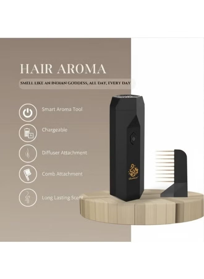 Latest Design USB Rechargeable Comb Electric Bakhoor Luxury Incense Burner