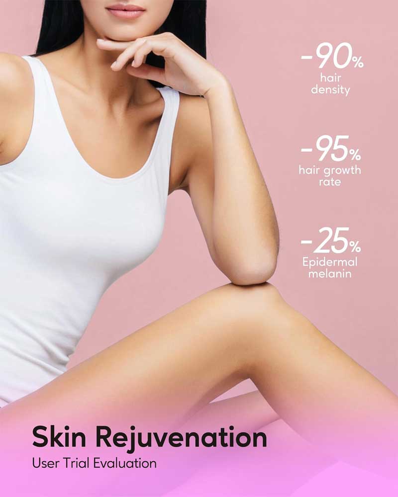 BoSidin Permanent Hair Remover At Home, Upgraded High Energy Levels Laser Hair Removal for Women and Men, 999K Flashes Effective and Safe for Whole Body