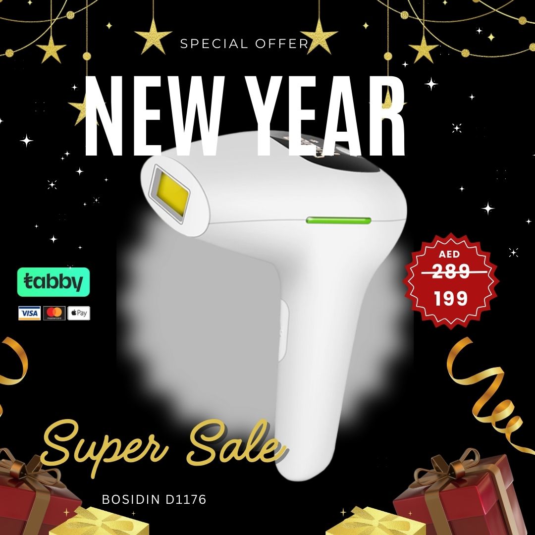 BoSidin Permanent Hair Removal Device, Painless Epilator for Women & Men – Body and Face