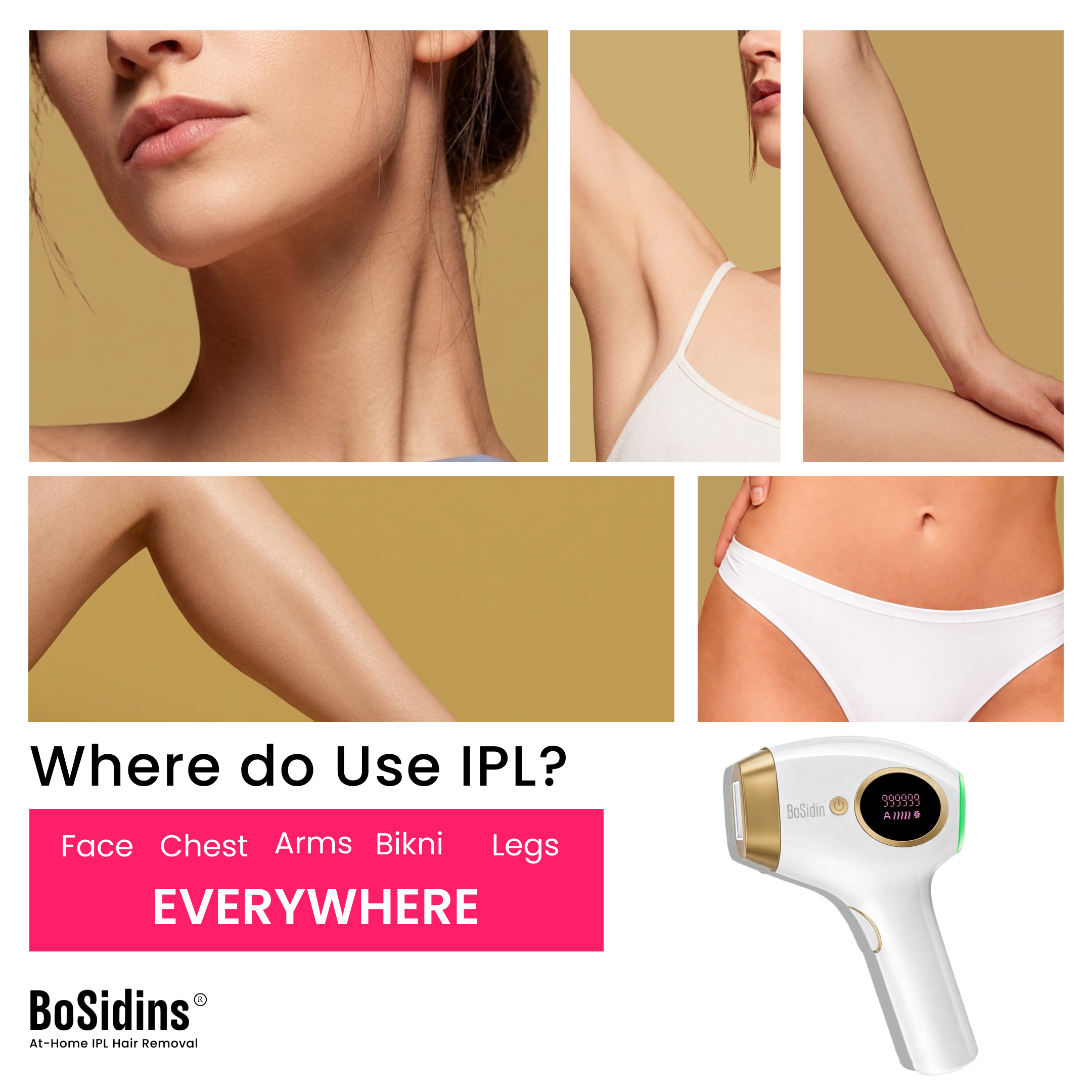 Easy Permanent Hair Reduction at Home for Beginners- BoSidin Essential™