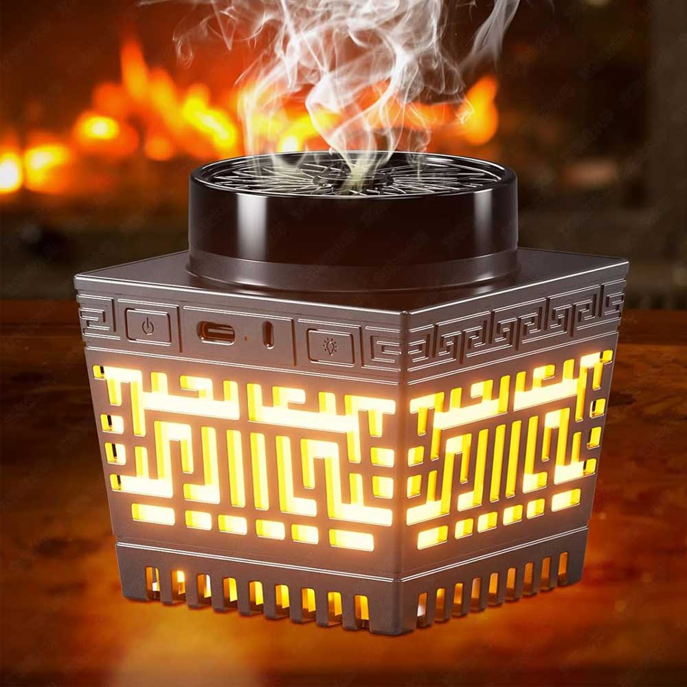 Bakhoor Arabic Electric Incense Oud Burner with Full Quran Muslim Speaker Remote and App Control – SQ-209