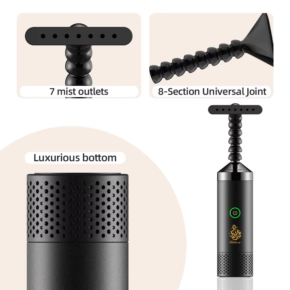 Portable Electric Bakhoor Burner | USB Rechargeable Mabkhara Oud Holder