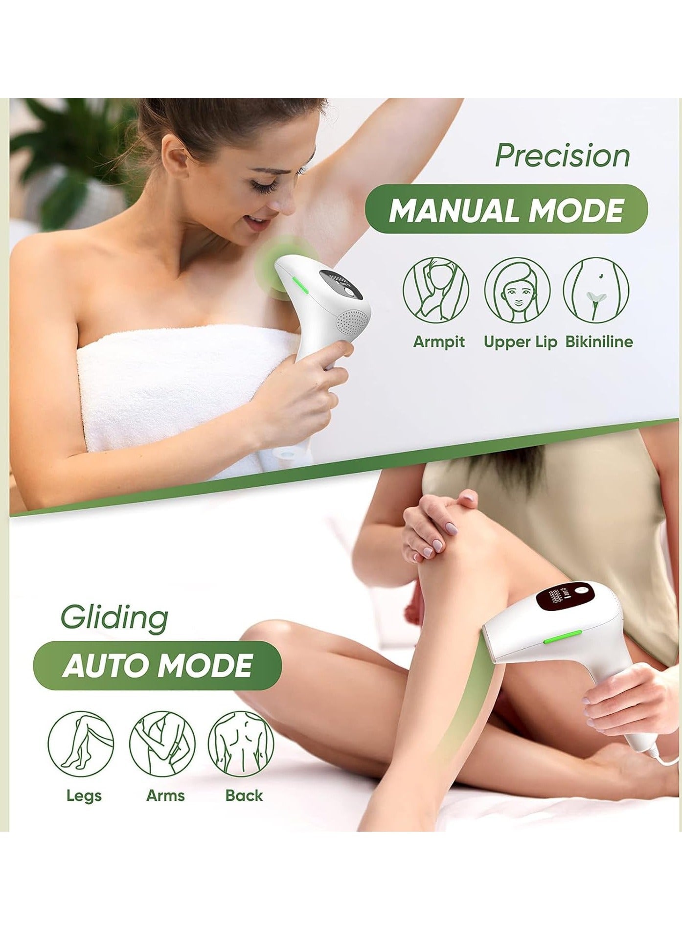 BoSidin Permanent Full Body Laser Hair Removal Device for Women and Men D-1176