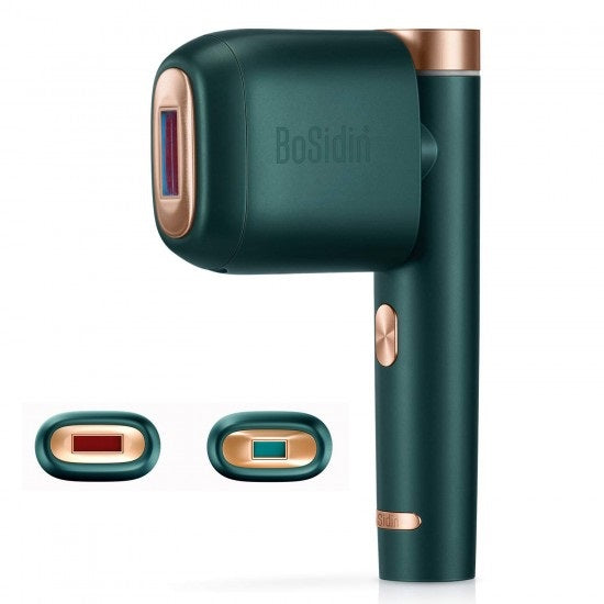 BoSidin IPL Laser Hair Removal Machine Green for Permanent Whole Body Hair Removal Men and Women