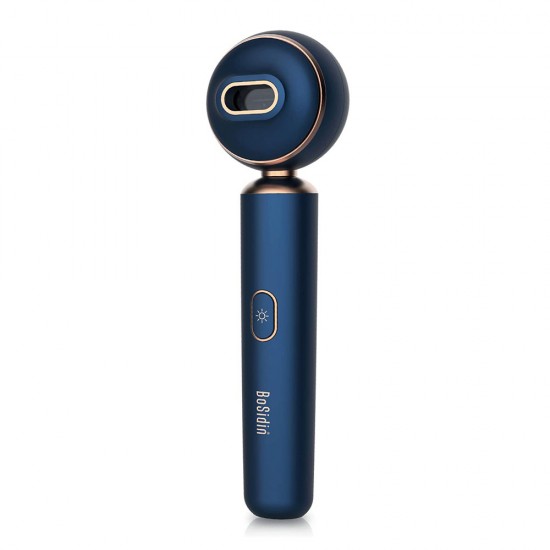 BoSidin Mini Portable Dual Pulse Permanent IPL Laser Hair Removal Machine Blue
