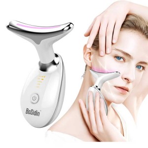 Face and Neck Lifting and Tightening Massager - Anti-Aging Device for Wrinkle and Double Chin Removal