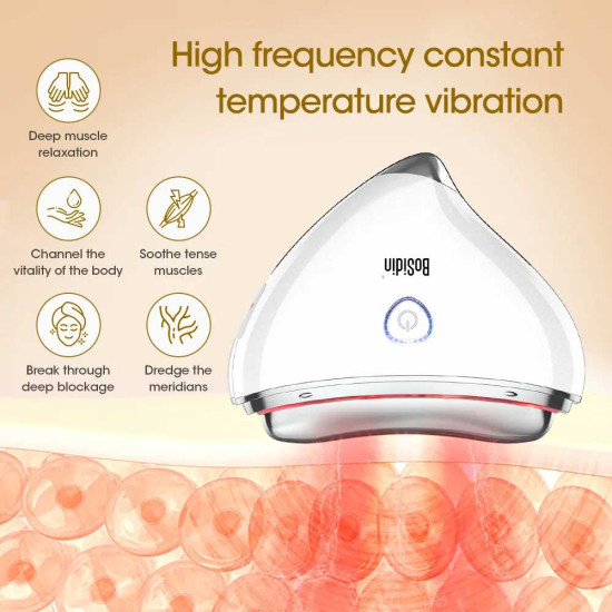 Rechargeable Heart-Shape Tightening and Slimming Device for Face and Body, With EMS Vibration Gua Sha Tool Massager Rechargeable Heart-Shape Tightening and Slimming Device for Face and Body, With EMS Vibration Gua Sha Tool Massager