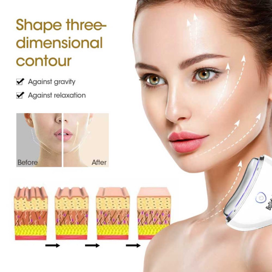 Rechargeable Heart-Shape Tightening and Slimming Device for Face and Body, With EMS Vibration Gua Sha Tool Massager Rechargeable Heart-Shape Tightening and Slimming Device for Face and Body, With EMS Vibration Gua Sha Tool Massager