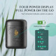 Portable USB Smart Incense Burner, Rechargeable Arabic Oud Burner, Electronic Bukhoor Diffuser with LED Battery Indicator, Compact Aroma Diffuser for Home, Office, Car