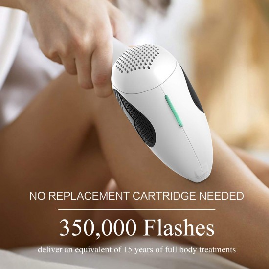 IPL Laser Hair Removal with Ice Compress Function Permanent Painless Hair Remover Device At Home Use for Men Women